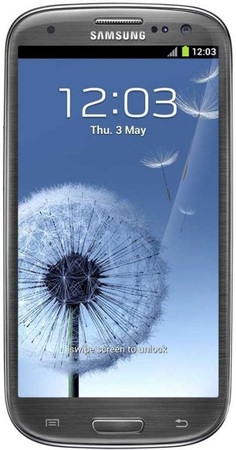 Смартфон Samsung Galaxy S3 GT-I9300 16Gb Titanium grey - Городец